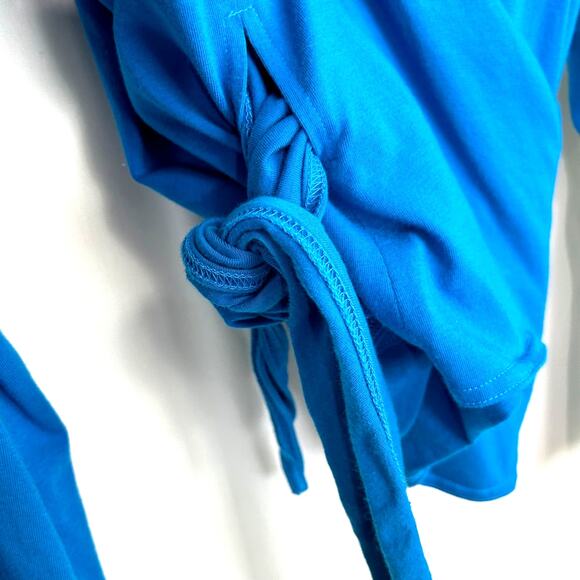 Eileen Fisher Blue Cardigan/Wrap Top Style #1737 Women's Size XL - Picture 8 of 12